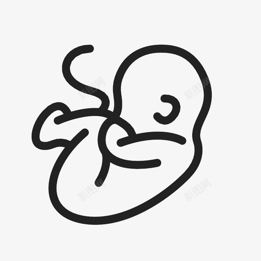 胚胎婴儿儿童图标svg_新图网 https://ixintu.com 儿童 婴儿 怀孕 胚胎
