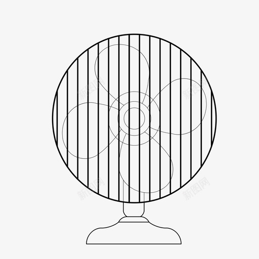 风扇鼓风机冷却器图标svg_新图网 https://ixintu.com 冷却器 通风机 风扇 鼓风机
