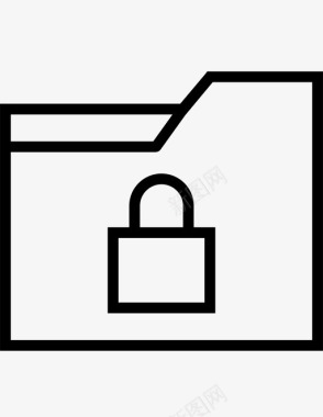 锁定文件夹查找器文件夹锁定图标图标