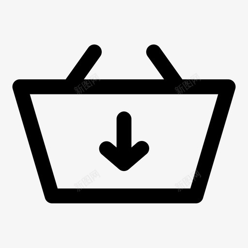 添加到篮子购买项目图标svg_新图网 https://ixintu.com 商店 添加到篮子 购买 购物最大胆 项目