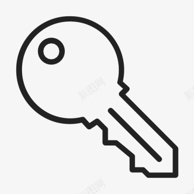 钥匙房子钥匙锁匠图标图标
