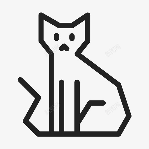 猫家猫家养宠物图标svg_新图网 https://ixintu.com 家养宠物 家猫 小猫 猫