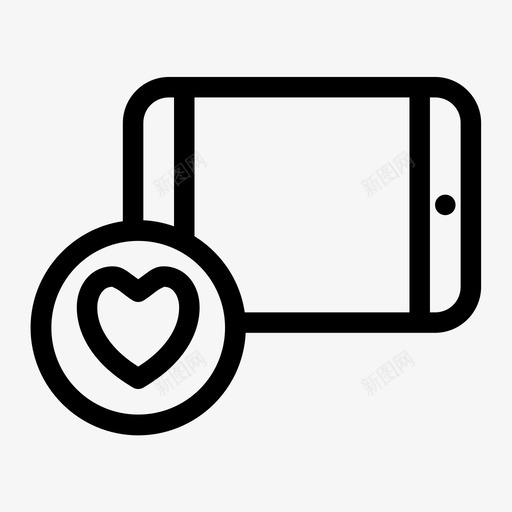 最爱的平板电脑androidheart图标svg_新图网 https://ixintu.com android heart ipad 最爱的平板电脑