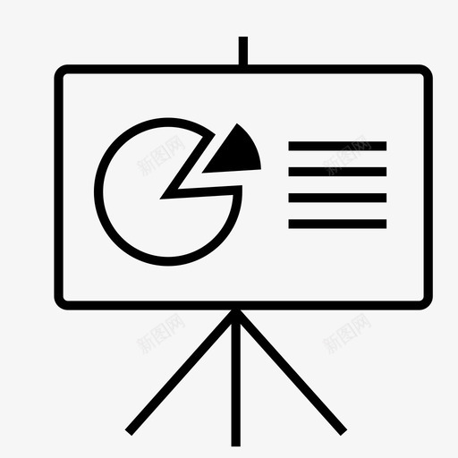 演示数据学习图标svg_新图网 https://ixintu.com 学习 数据 演示 营销会议 资源 饼图