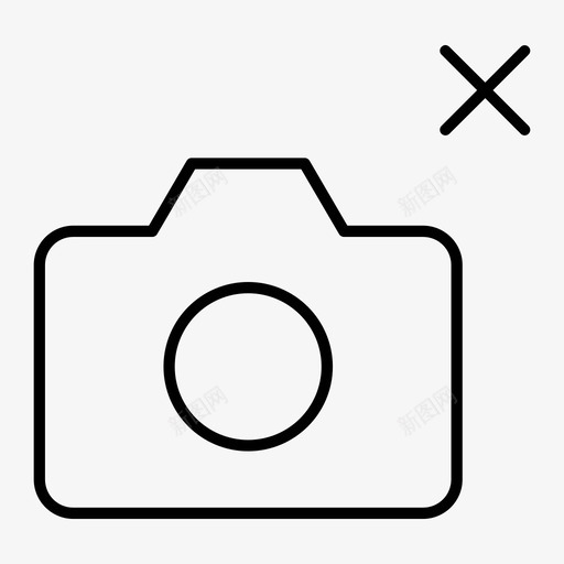 相机移除艺术画廊图标svg_新图网 https://ixintu.com 录音机 摄影 照片 画廊 相机移除 艺术