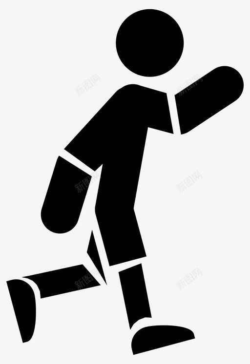 散步运动员慢跑图标svg_新图网 https://ixintu.com 慢跑 散步 男人 跑步 运动 运动员