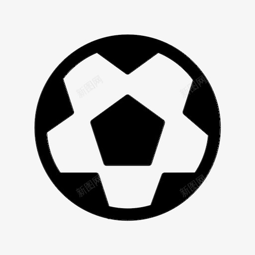 足球踢球运动图标svg_新图网 https://ixintu.com 足球 踢球 运动