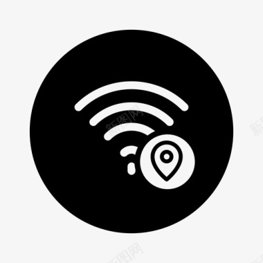 wifi位置数据位置互联网位置图标图标