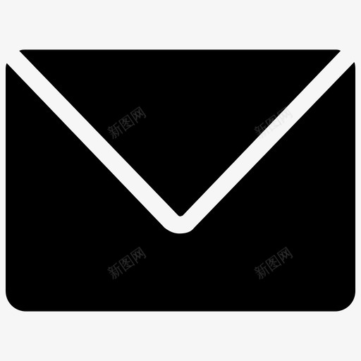 信封信件邮件图标svg_新图网 https://ixintu.com 信件 信封 消息 用户界面图标集合 邮件