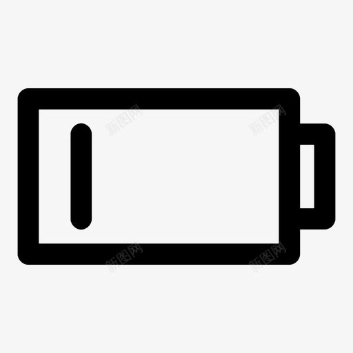 低电量电力能源图标svg_新图网 https://ixintu.com 一般较重 低功率 低电量 电力 能源 近空