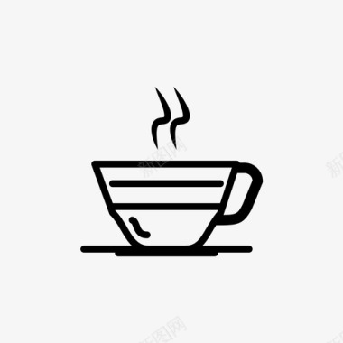 咖啡杯饮料杯茶图标图标