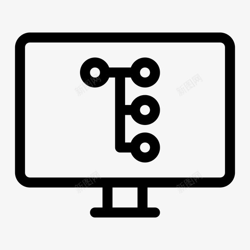 监控图就业工作图标svg_新图网 https://ixintu.com 就业 工作 流程图 生产力 监控图
