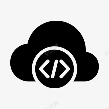 云开发云计算软件部署图标图标