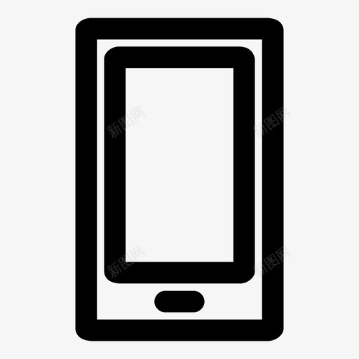 智能手机手机iphone图标svg_新图网 https://ixintu.com iphone 手持设备 手机 智能手机 移动机器人 移动电话