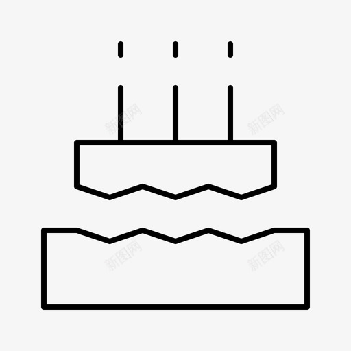 生日应用程序商务图标svg_新图网 https://ixintu.com 商务 导航 应用程序 生日 用户界面 网络应用程序 蛋糕 软件