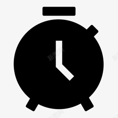 时钟闹钟提醒图标图标