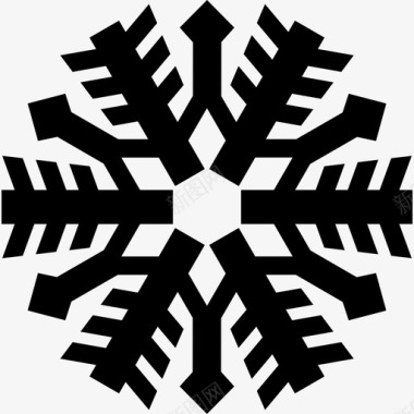 雪花形状形状超图标图标