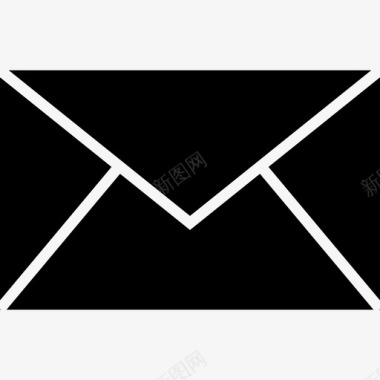 邮件关闭信封背面界面超图标图标