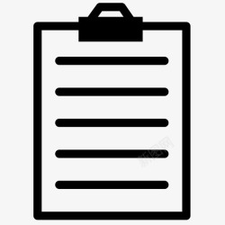 护士办公剪贴板医生文件图标高清图片