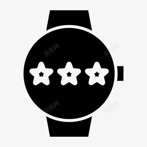 智能手表评级苹果智能手表时钟图标svg_新图网 https://ixintu.com 时钟 时间 星星 智能手表 智能手表评级 苹果智能手表