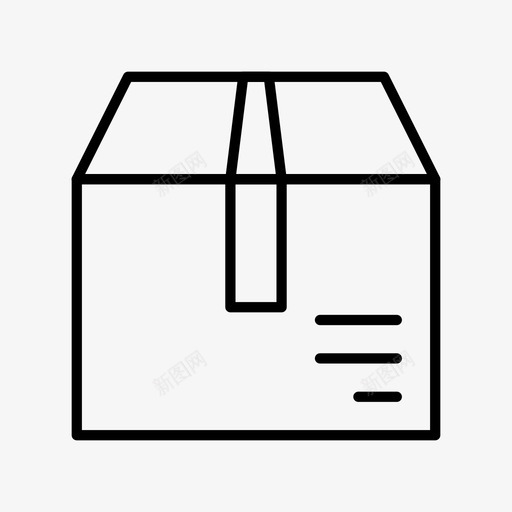 盒子送货礼品图标svg_新图网 https://ixintu.com 包装 电子商务 盒子 礼品 礼物 简单 送货