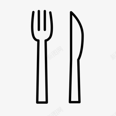 餐具晚餐吃的图标图标