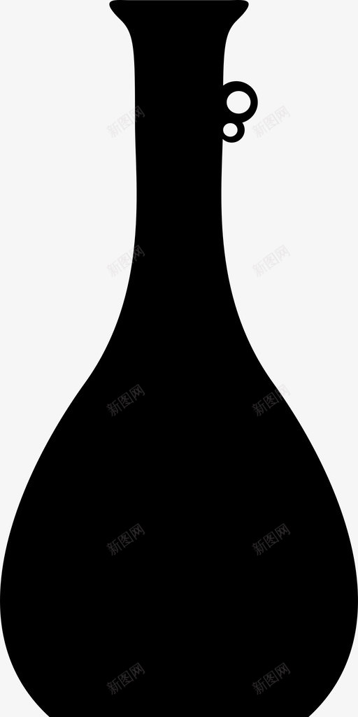 清酒瓶酒日本酒图标svg_新图网 https://ixintu.com 古董玻璃壶 日本酒 清酒瓶 酒