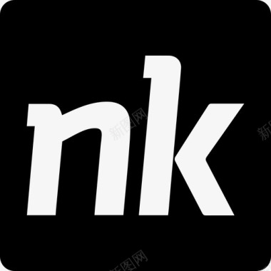 Nk社交符号社交图标方形图标