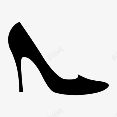 女鞋高跟鞋衣服图标图标