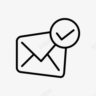 邮件通知电子邮件收到邮件图标图标