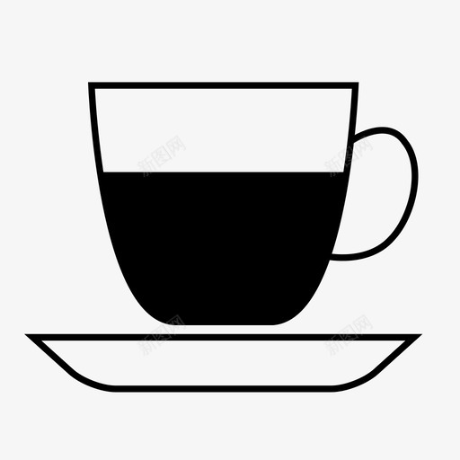 咖啡美式咖啡咖啡杯图标svg_新图网 https://ixintu.com 咖啡 咖啡工具 咖啡杯 浓缩咖啡 美式咖啡
