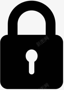 锁加密挂锁图标图标
