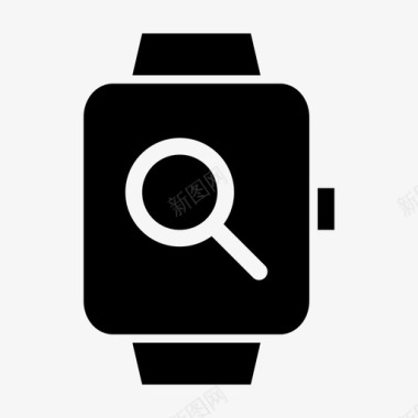 智能手表搜索苹果智能手表时钟图标图标