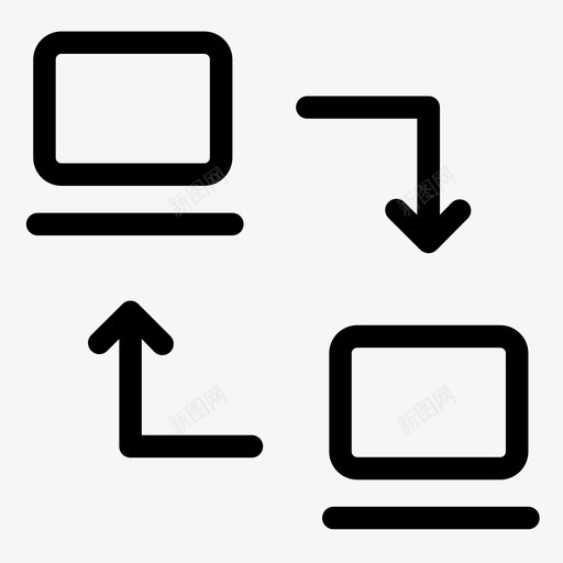 计算机共享交换网络连接图标svg_新图网 https://ixintu.com pc 交换 共享 网络连接 计算机共享 随机收集big4
