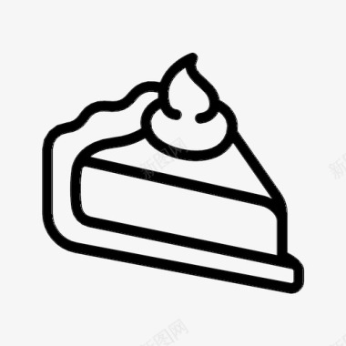 派蛋糕南瓜图标图标