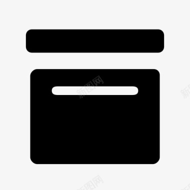 文件盒文件存储卡通盒图标图标