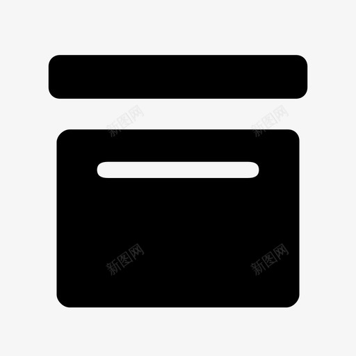 文件盒文件存储卡通盒图标svg_新图网 https://ixintu.com 16x16字形图标 卡通盒 文件存储 文件盒