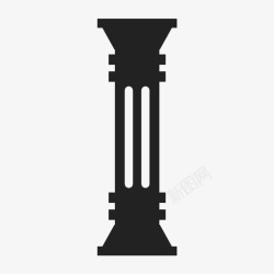 罗马柱图标罗马柱建筑古典柱图标高清图片