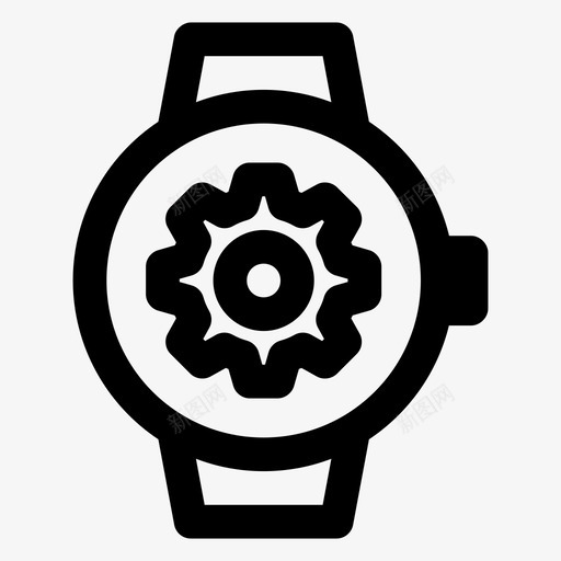 设置智能手表苹果智能手表齿轮图标svg_新图网 https://ixintu.com 技术 时间 智能手表 苹果智能手表 设置智能手表 齿轮