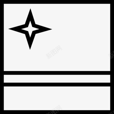 阿鲁巴国家旗帜图标图标