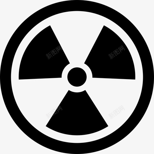 核原子辐射图标svg_新图网 https://ixintu.com x射线 原子 反应堆 地图图例图标 核 辐射