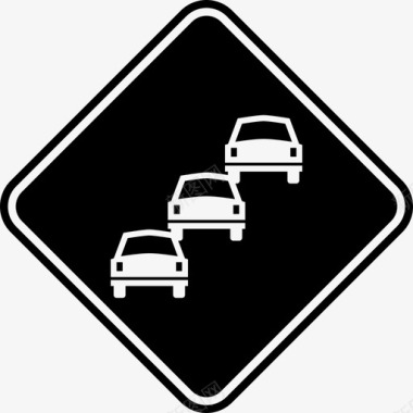 堵车马路路标图标图标
