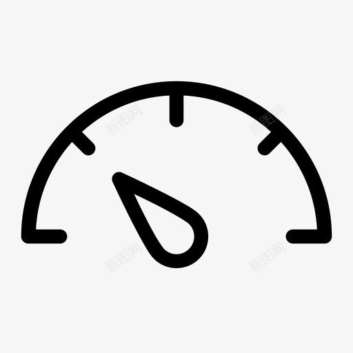 仪表煤气表指示器图标svg_新图网 https://ixintu.com 仪表 低速 指示器 煤气表 速度指示器 速度表