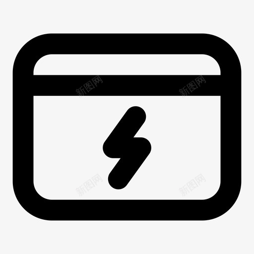 flashbrowserchargefaster图标svg_新图网 https://ixintu.com charge faster flashbrowser lightning ui元素粗体轮廓