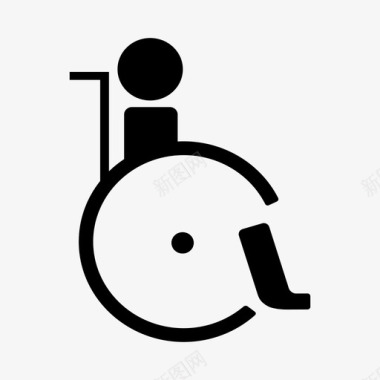 残疾人病人人图标图标