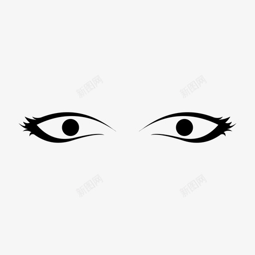 视觉眼睛叹息图标svg_新图网 https://ixintu.com 叹息 眼睛 观点 视觉 身体