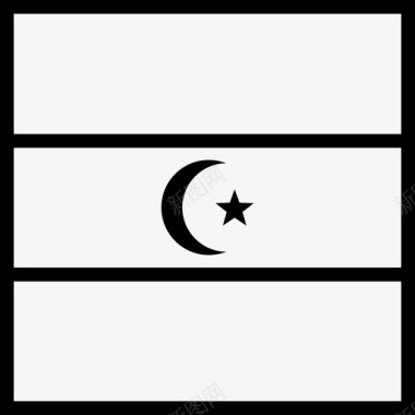 利比亚非洲国家图标图标