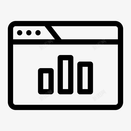 条形图浏览器浏览器界面浏览器窗口图标svg_新图网 https://ixintu.com web浏览器 条形图浏览器 浏览器 浏览器界面 浏览器窗口 通知