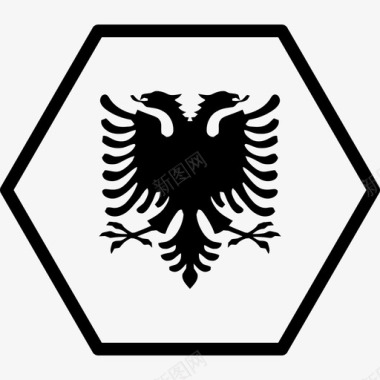 阿尔巴尼亚语国家欧洲图标图标