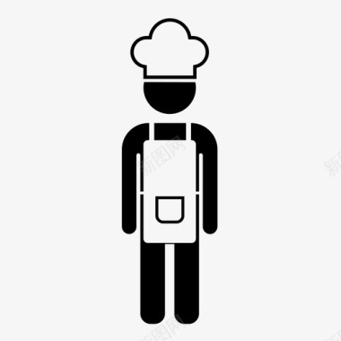 厨师烘焙烹饪图标图标